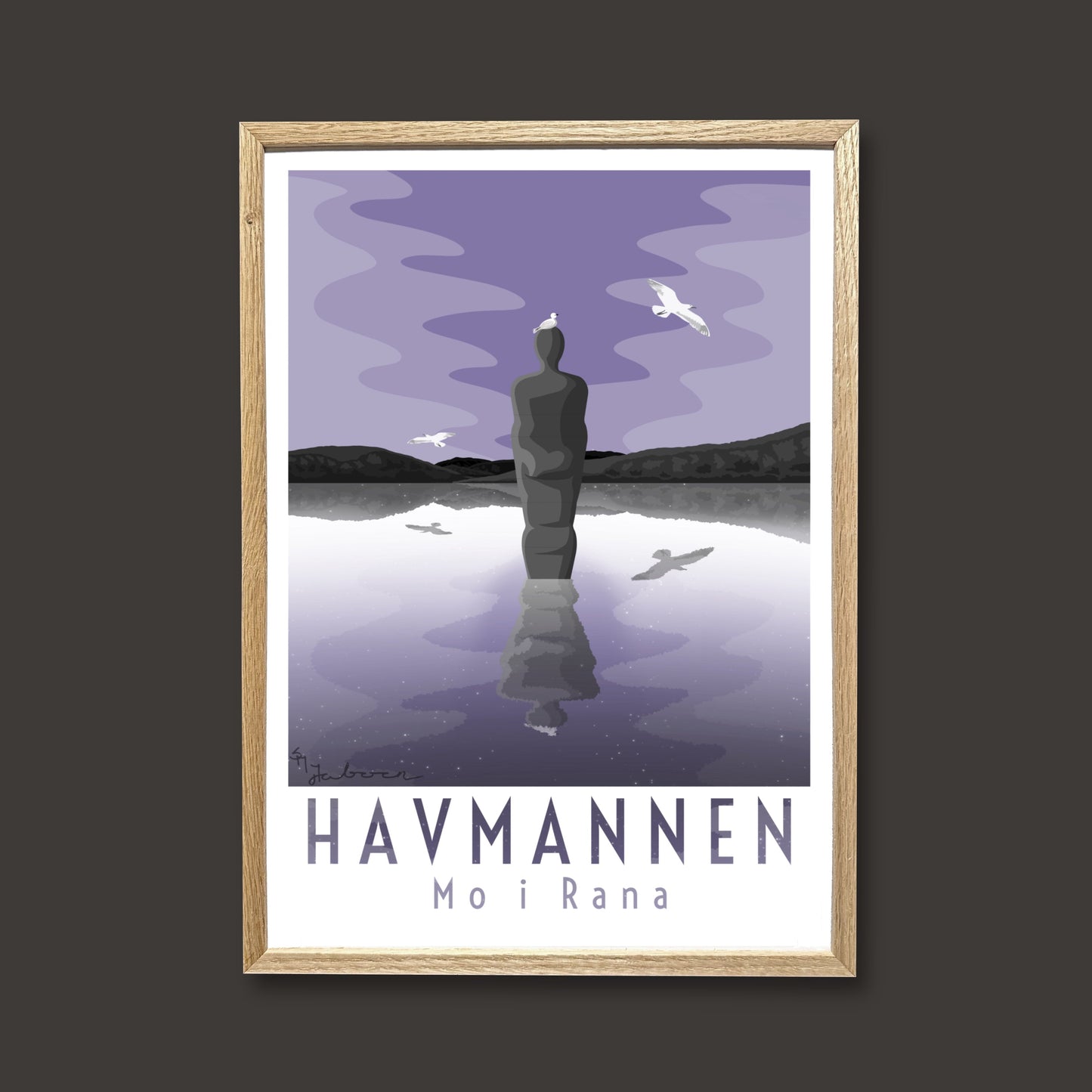 Havmannen, Mo i Rana, plakat