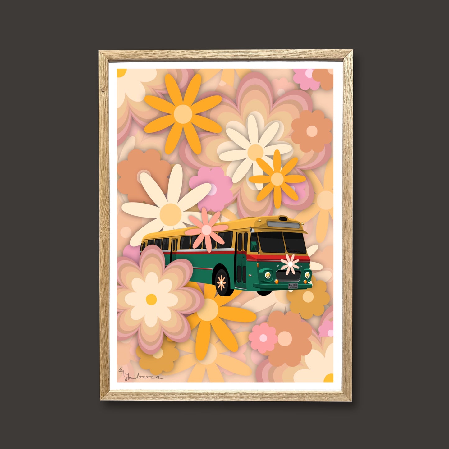 Flower Buspower, special edition, plakat