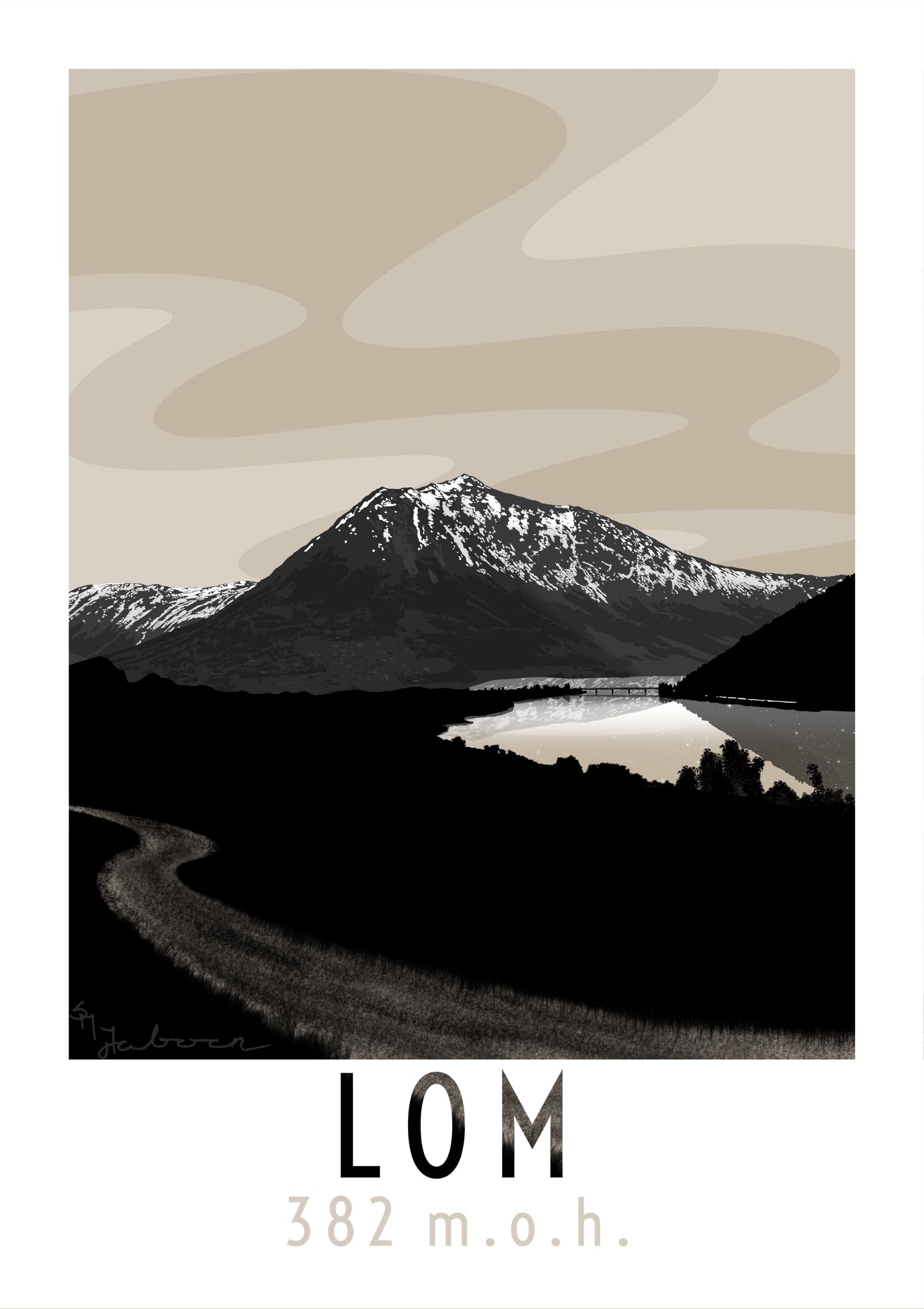 Lom, plakat