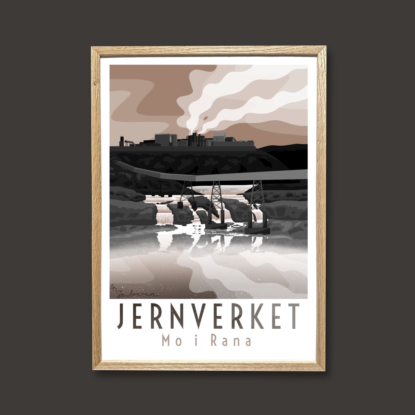 Jernverket, Mo i Rana, plakat