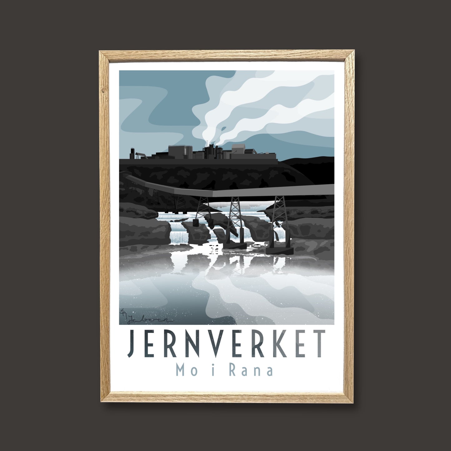 Jernverket, Mo i Rana, plakat
