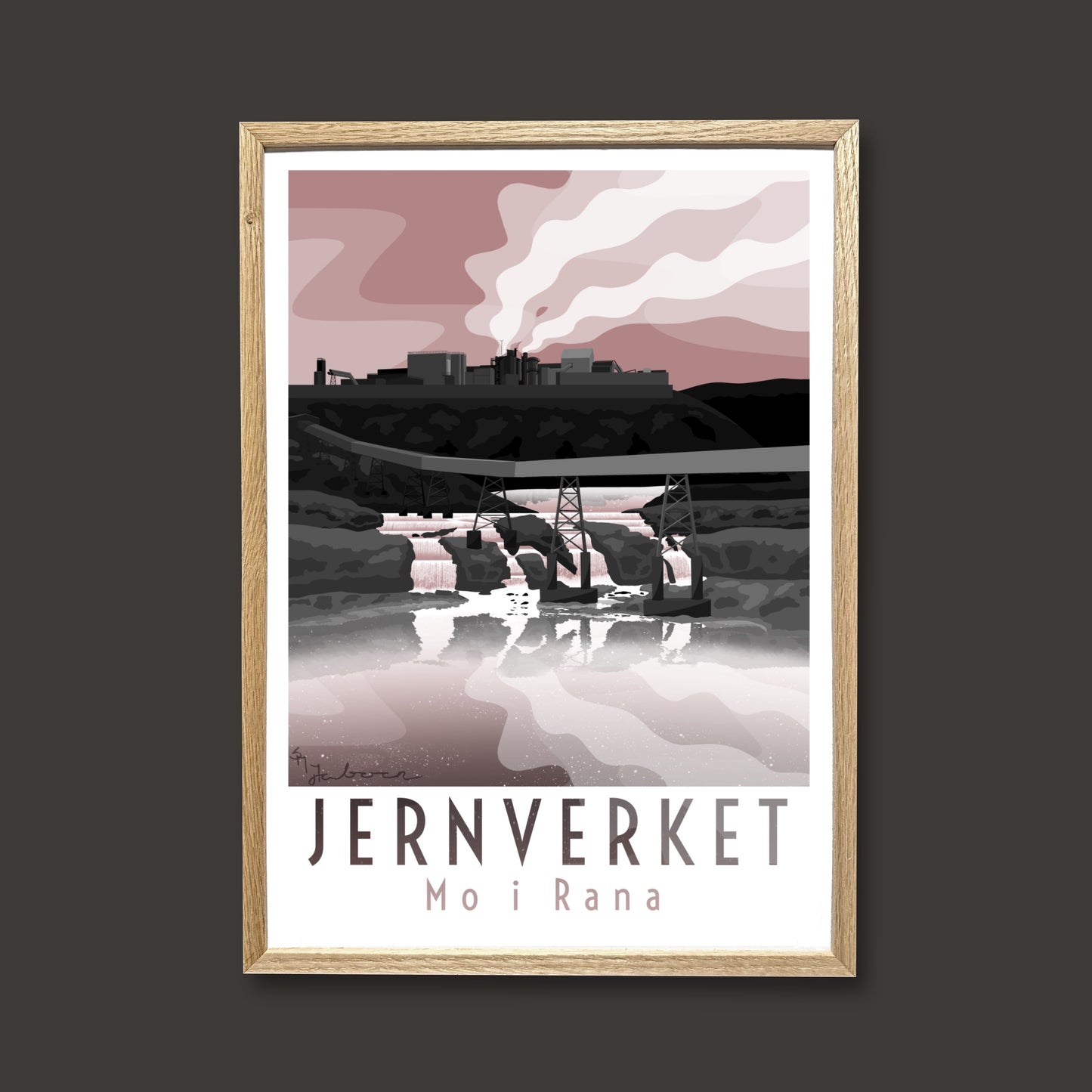 Jernverket, Mo i Rana, plakat
