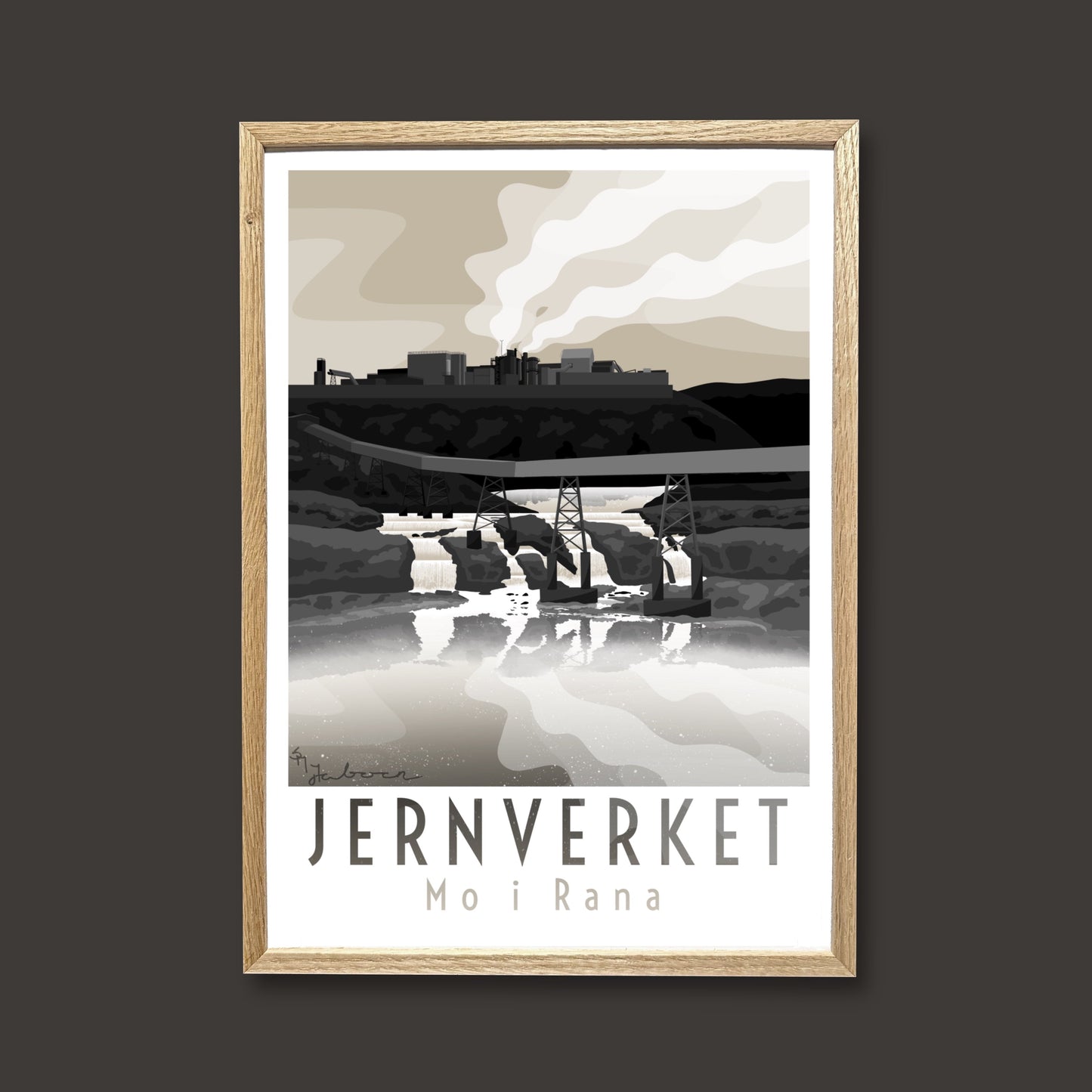 Jernverket, Mo i Rana, plakat