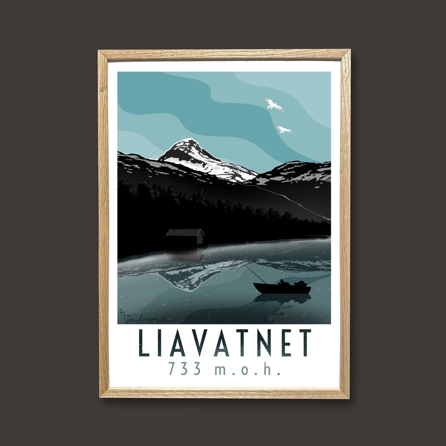 Liavatnet, plakat