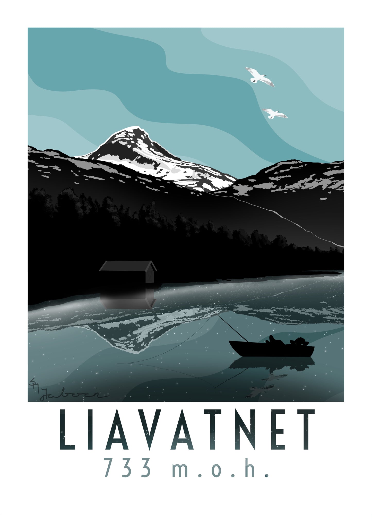 Liavatnet, plakat