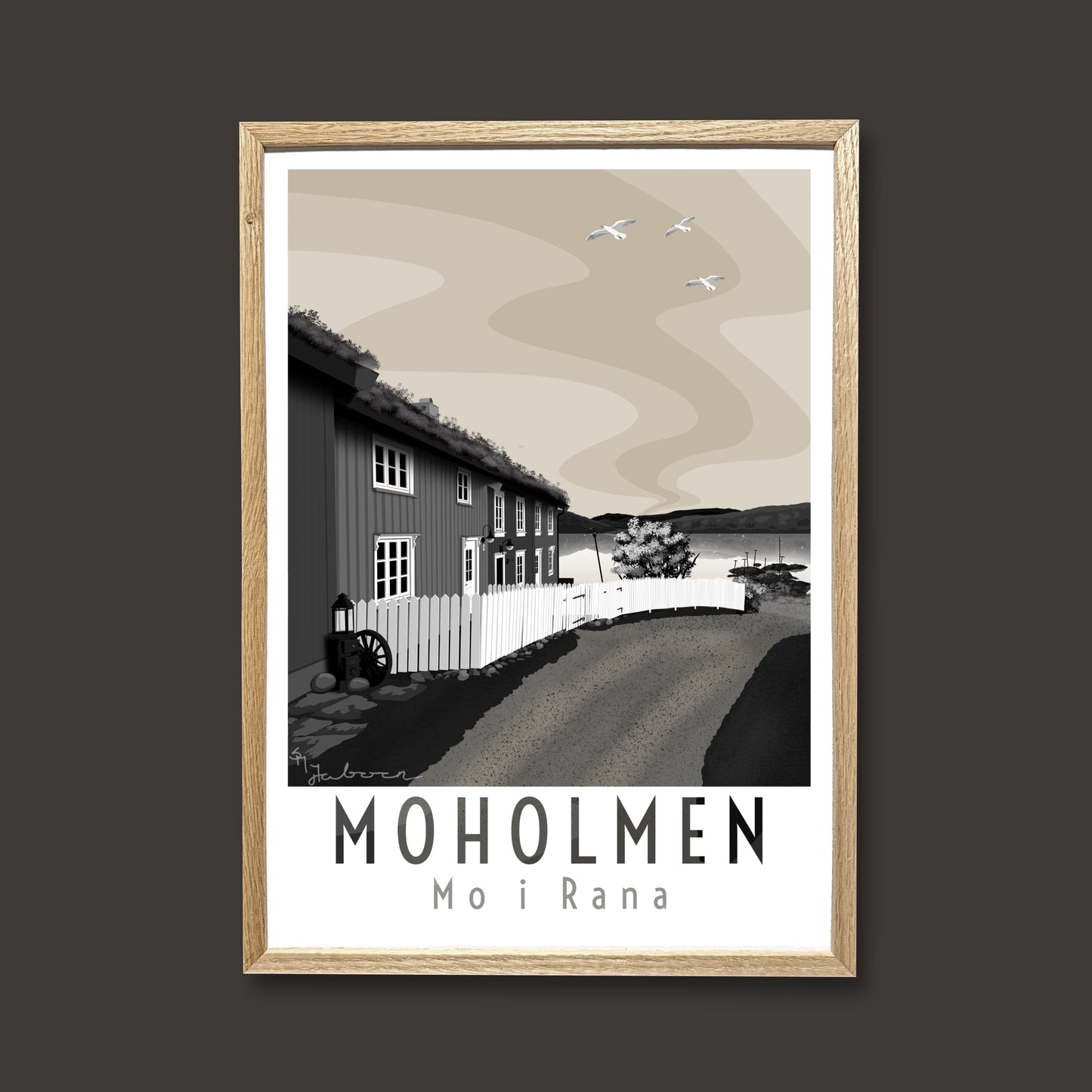 Moholmen, Mo i Rana, plakat