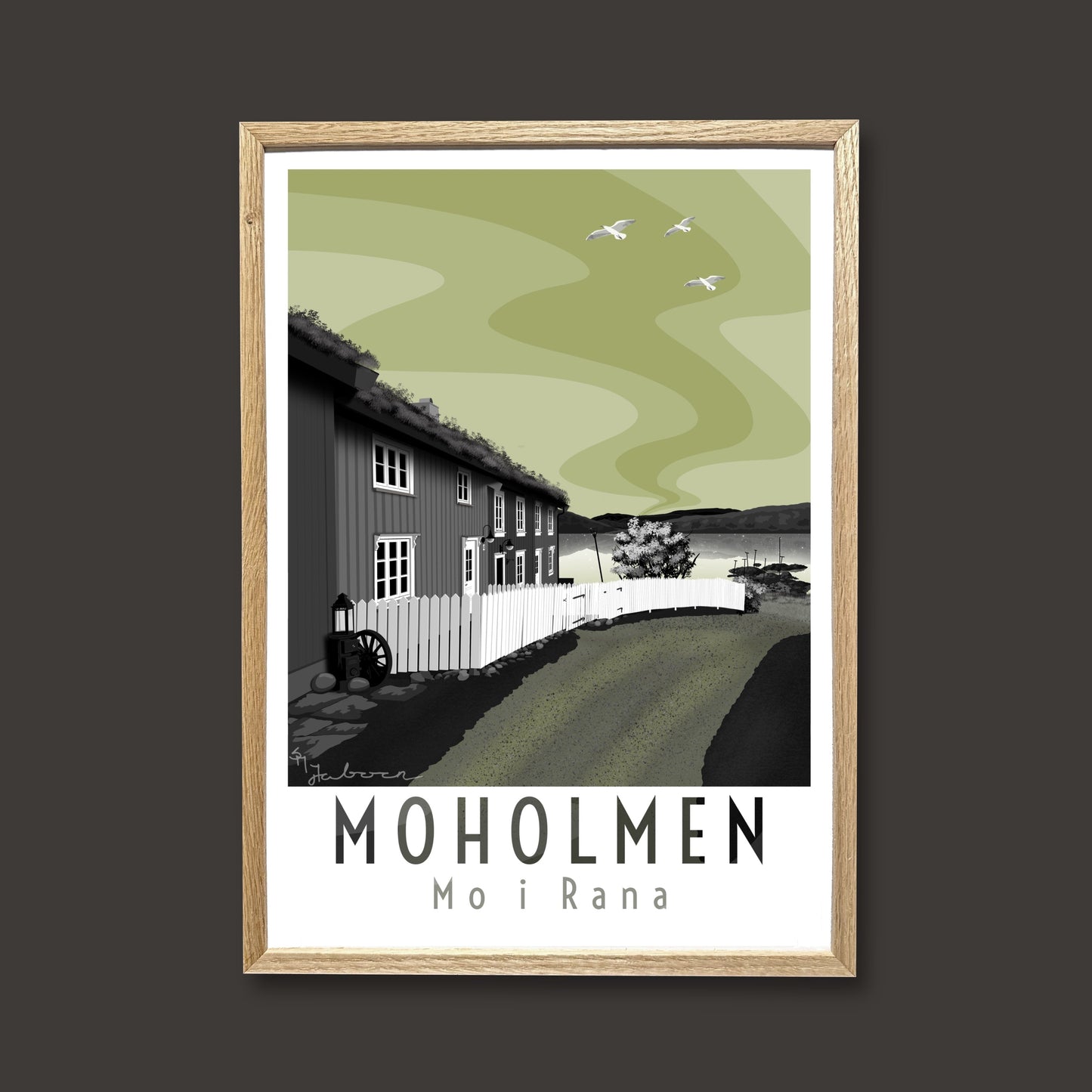 Moholmen, Mo i Rana, plakat