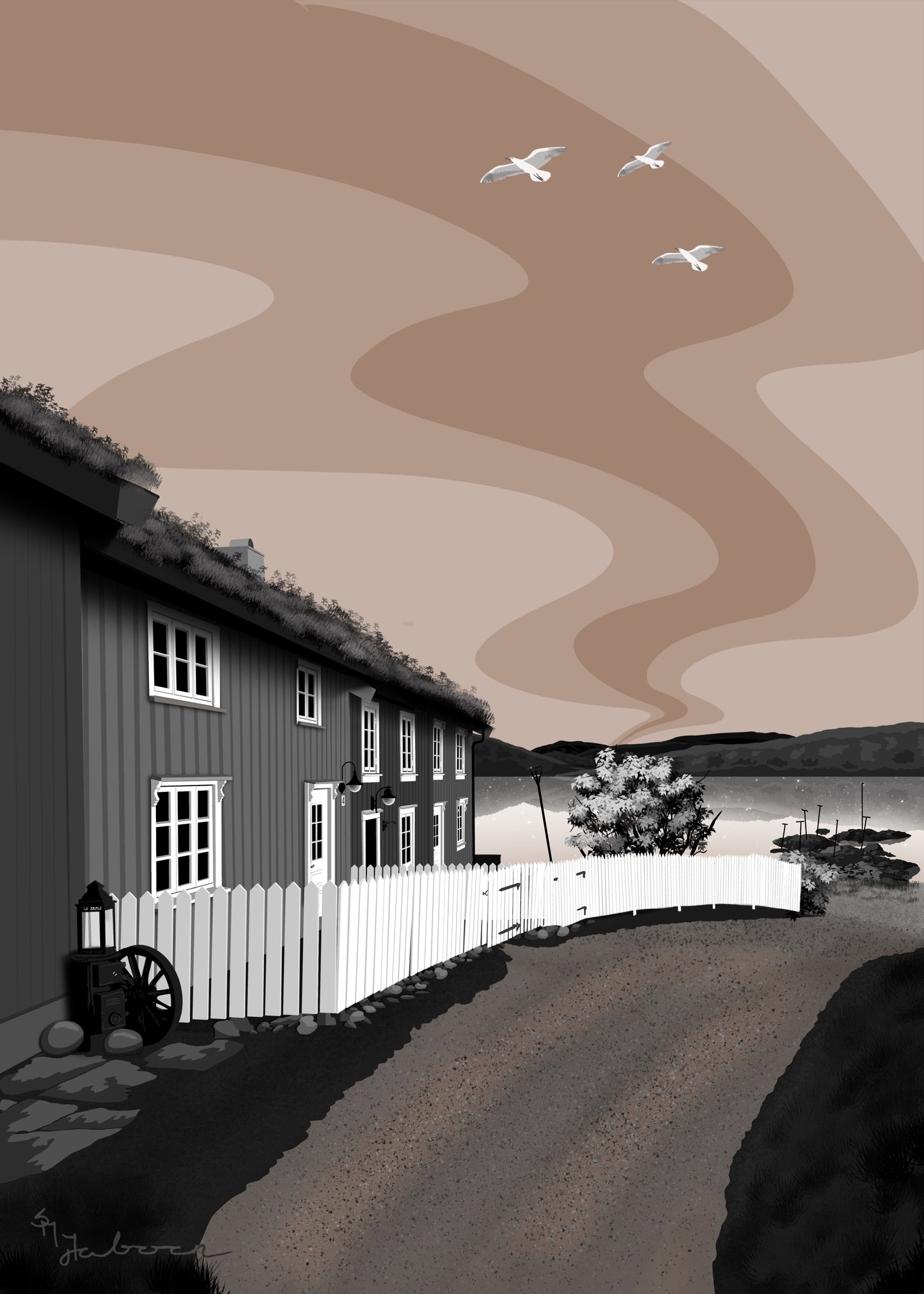 Moholmen, Mo i Rana, plakat