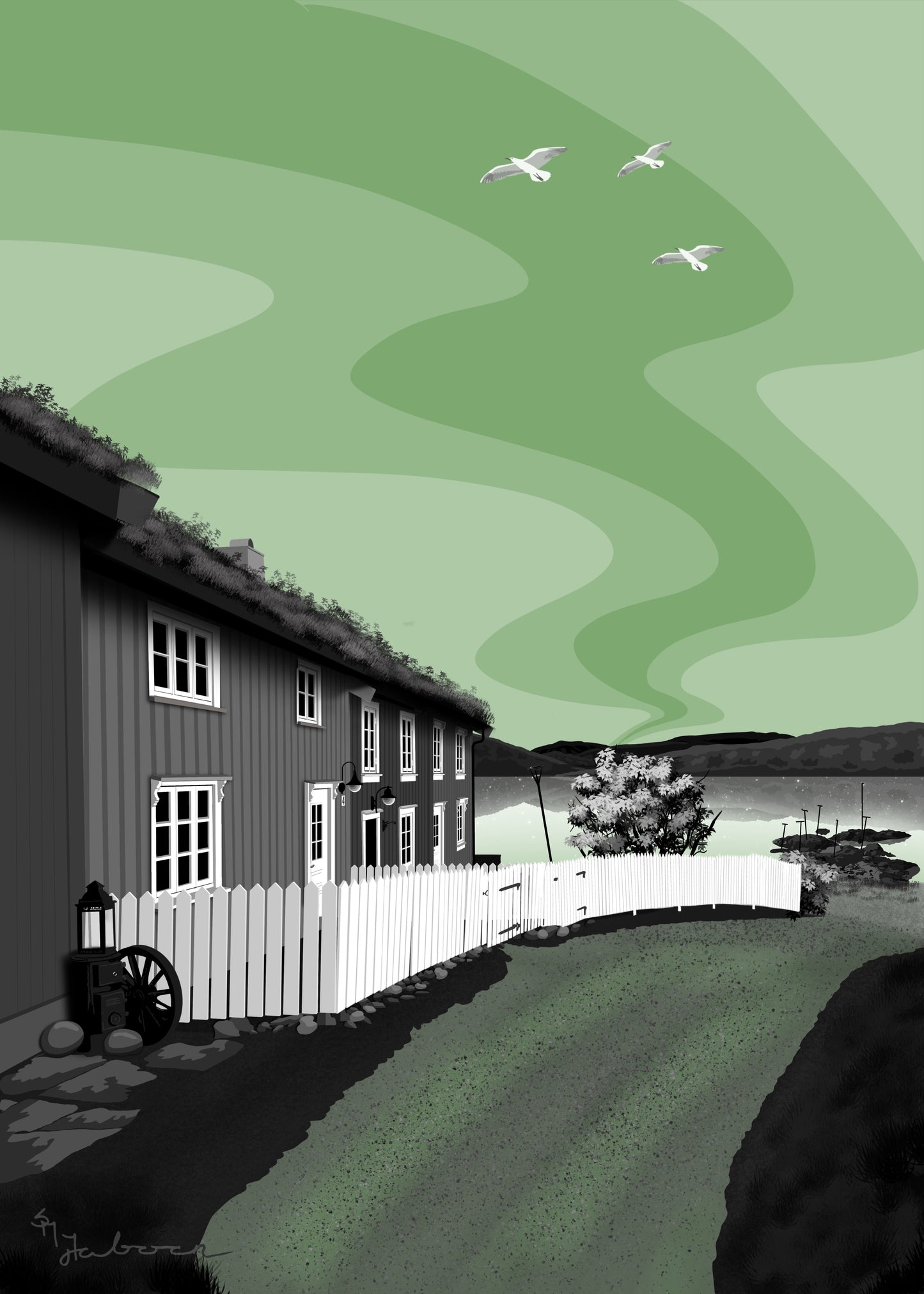 Moholmen, Mo i Rana, plakat