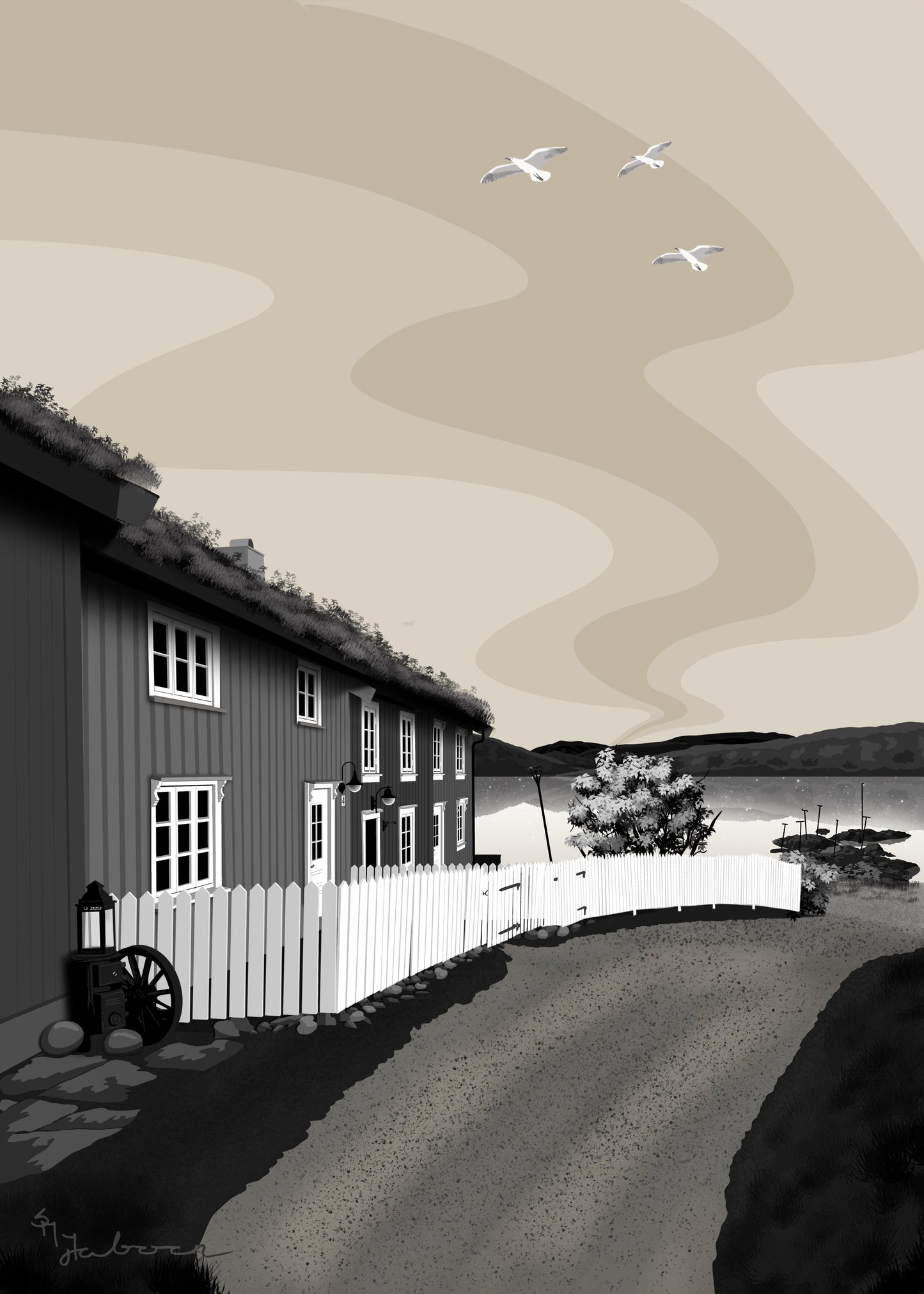 Moholmen, Mo i Rana, plakat