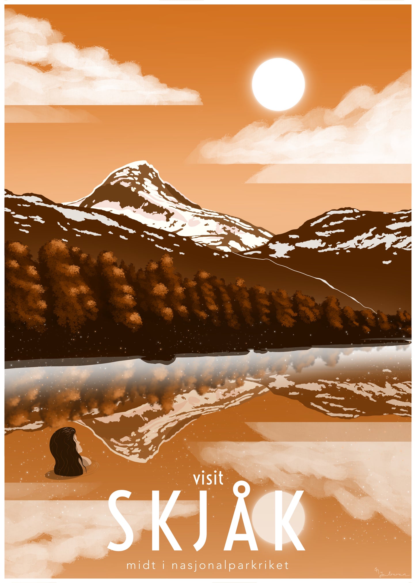 Visit Skjåk, plakat