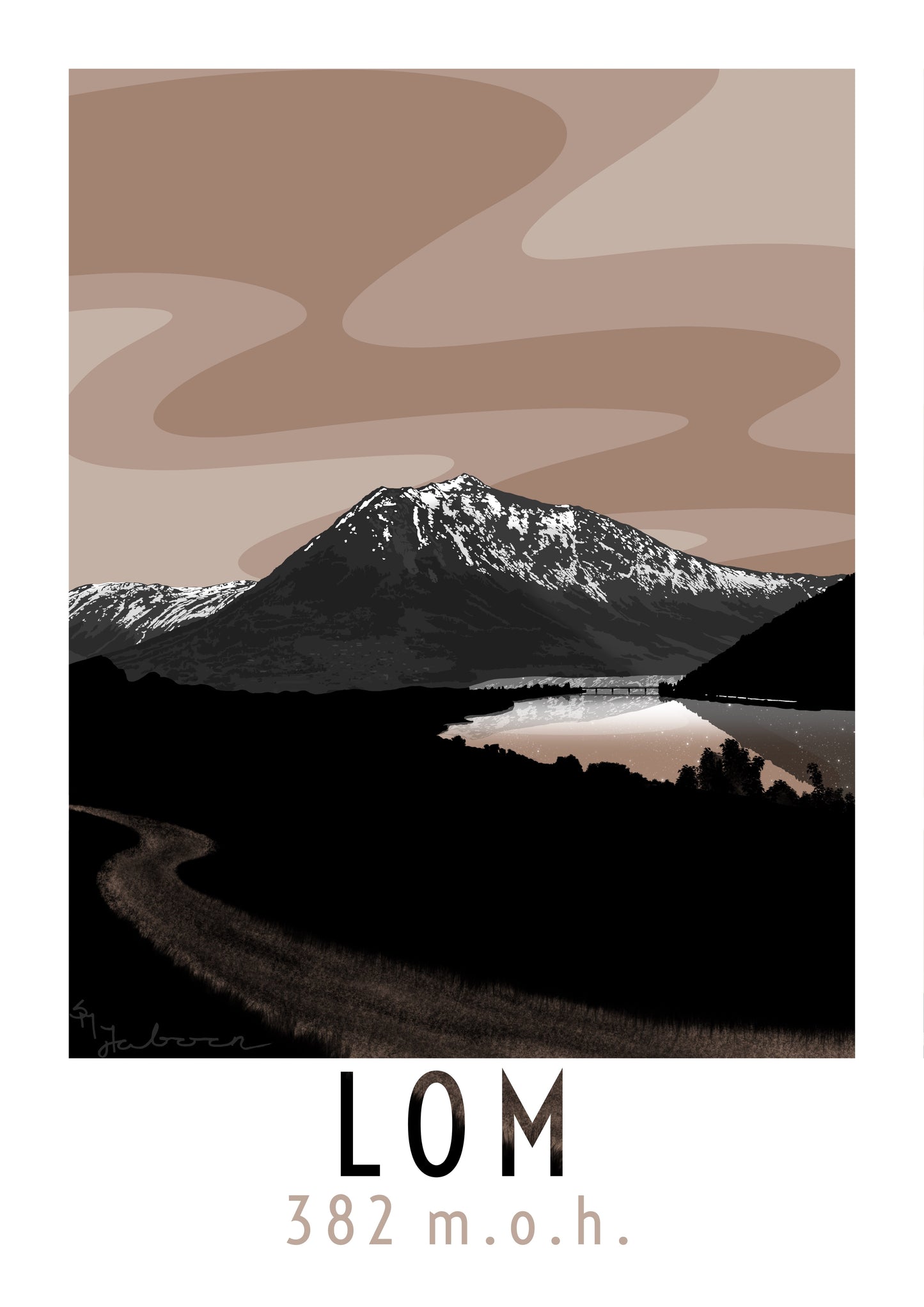 Lom, plakat