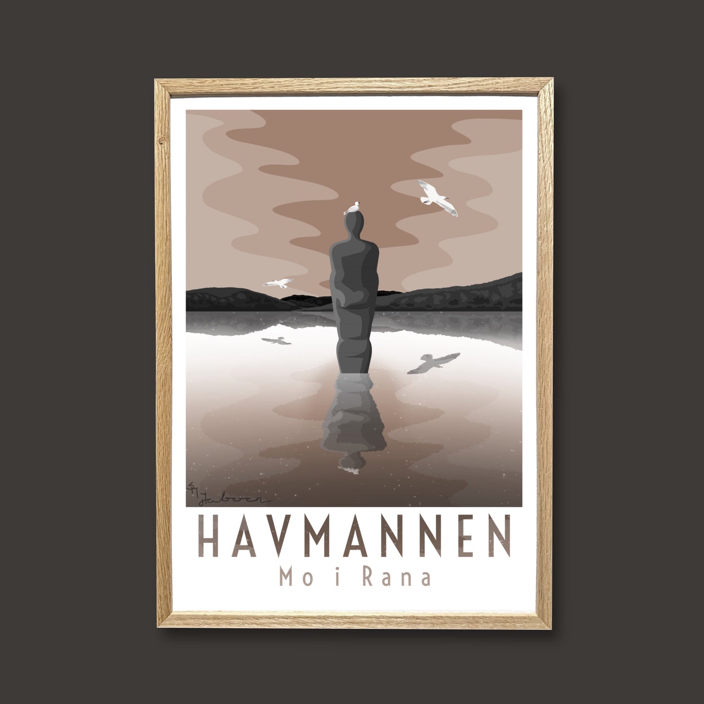 Havmannen, Mo i Rana, plakat