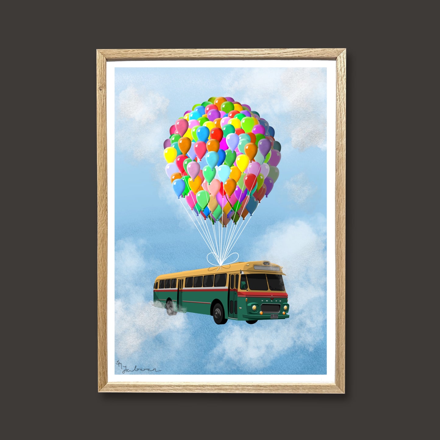 Bussballong, special edition, plakat