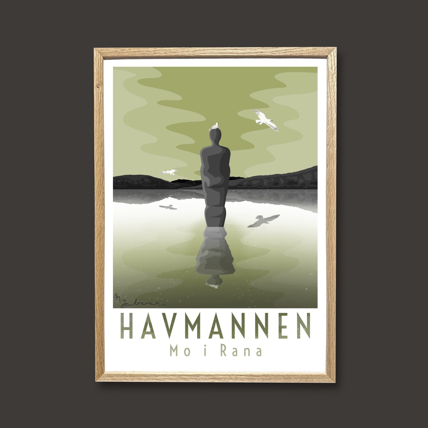 Havmannen, Mo i Rana, plakat