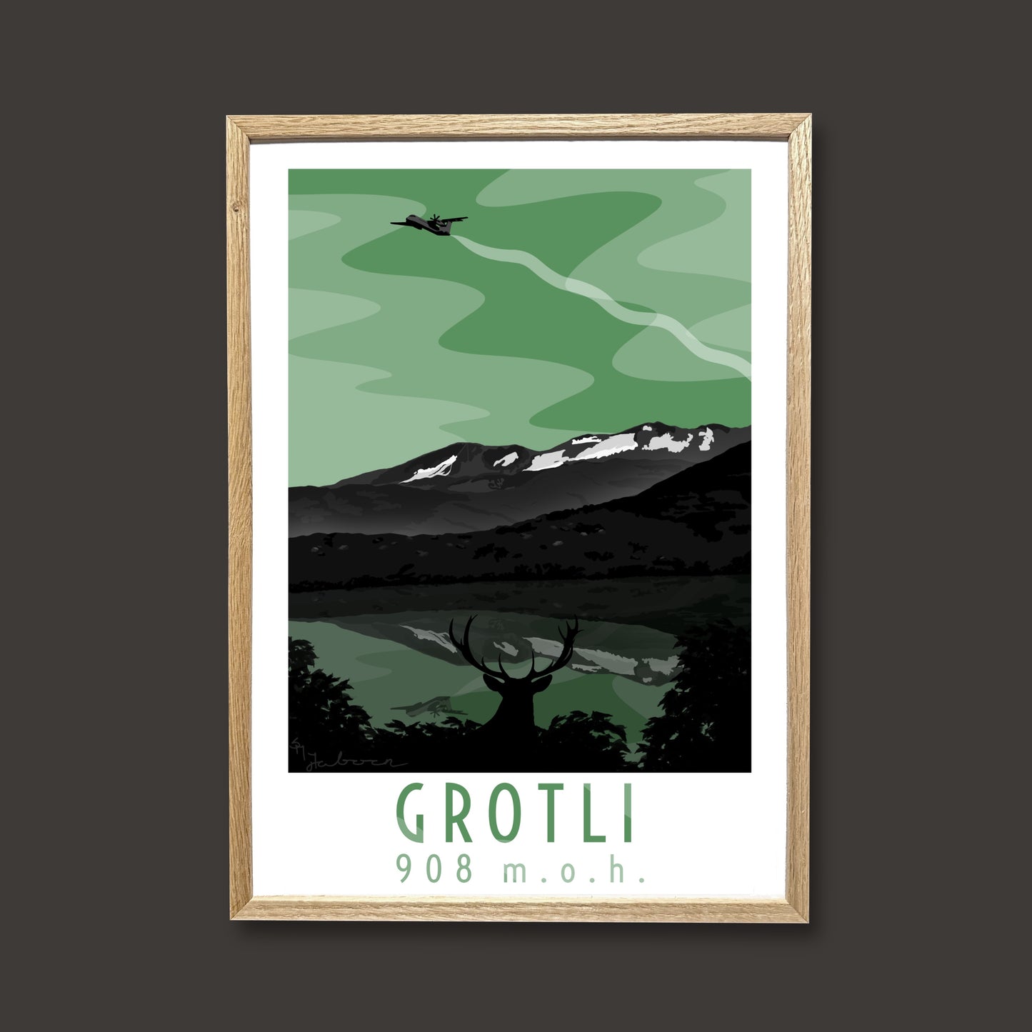 Grotli, plakat, 1. gen