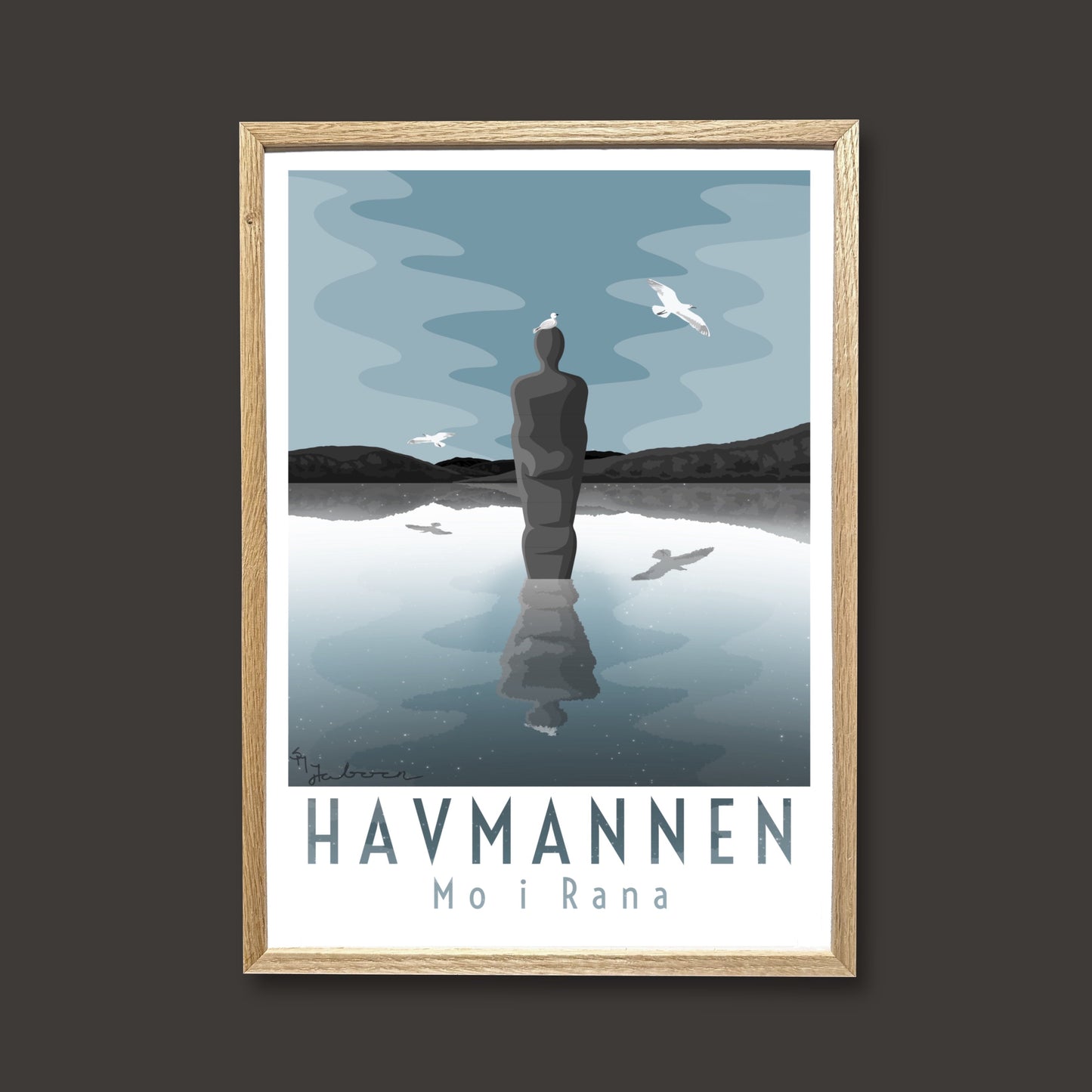 Havmannen, Mo i Rana, plakat