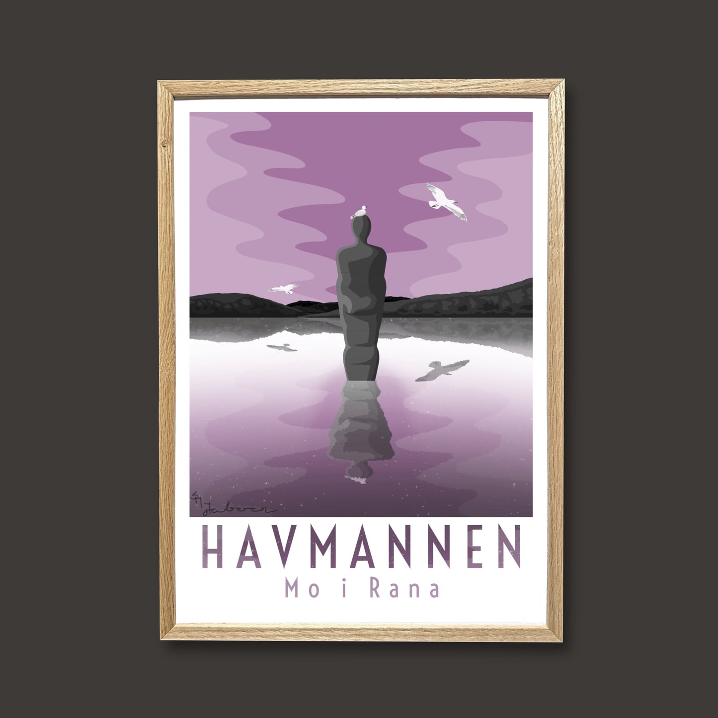 Havmannen, Mo i Rana, plakat