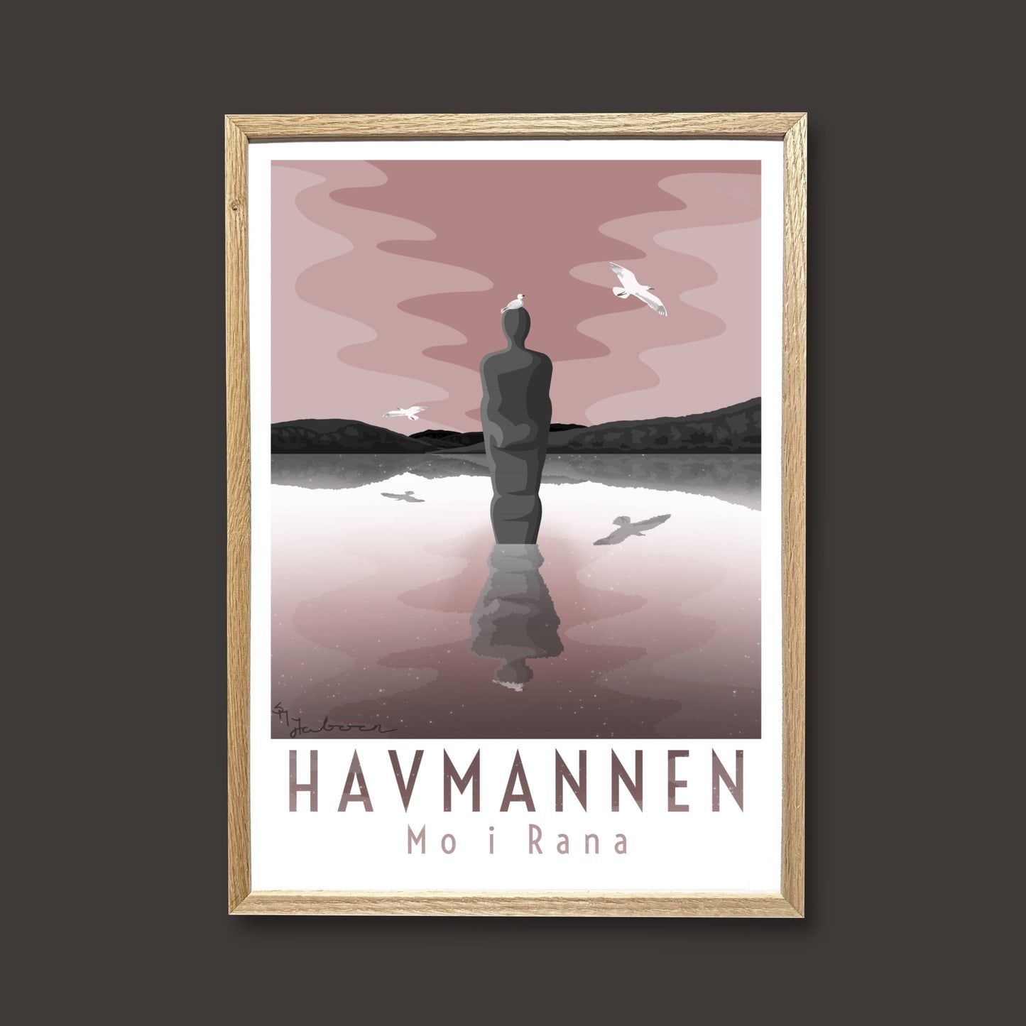 Havmannen, Mo i Rana, plakat