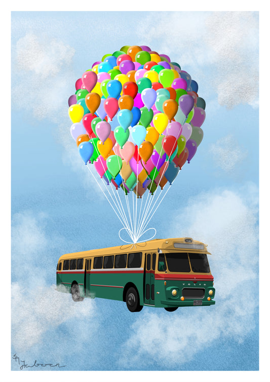 Bussballong, special edition, plakat