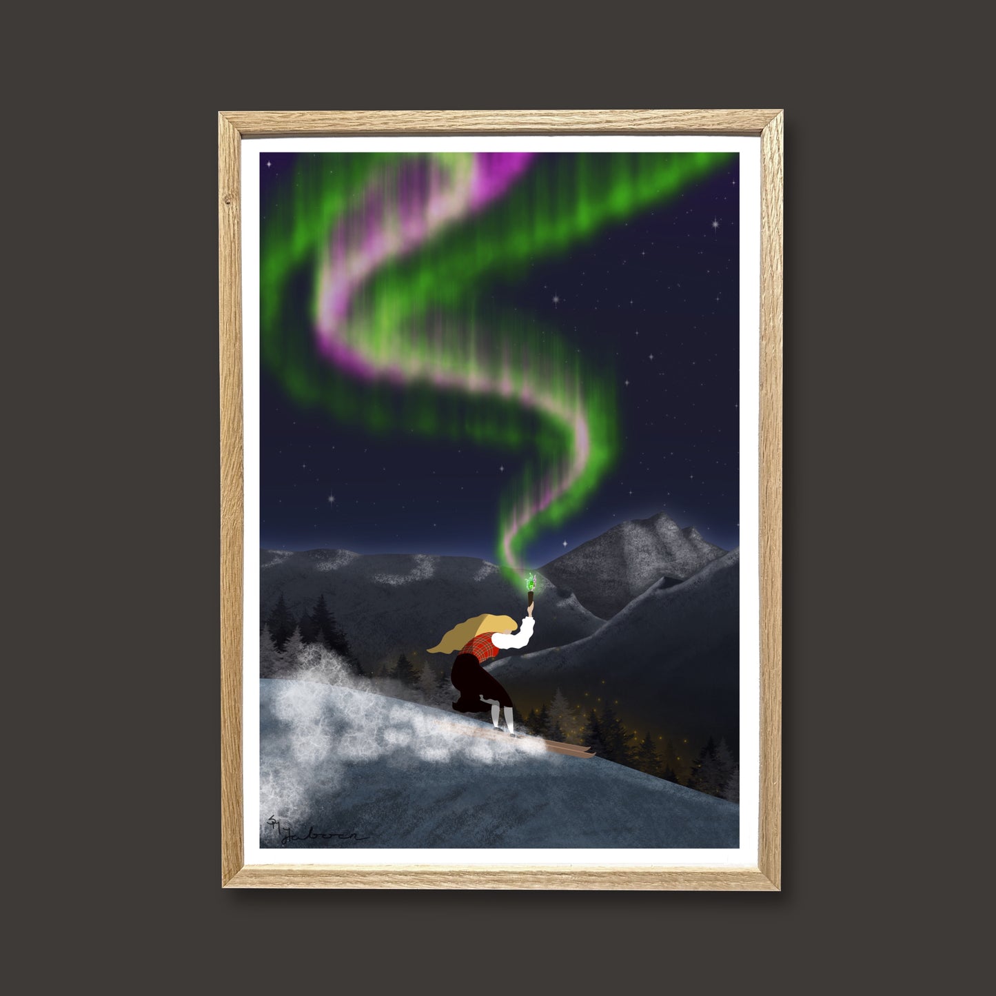 Auroras Flamme, plakat