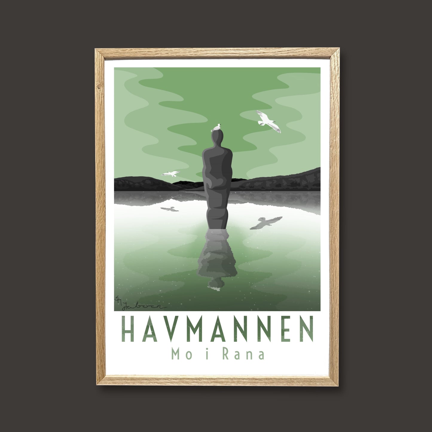 Havmannen, Mo i Rana, plakat
