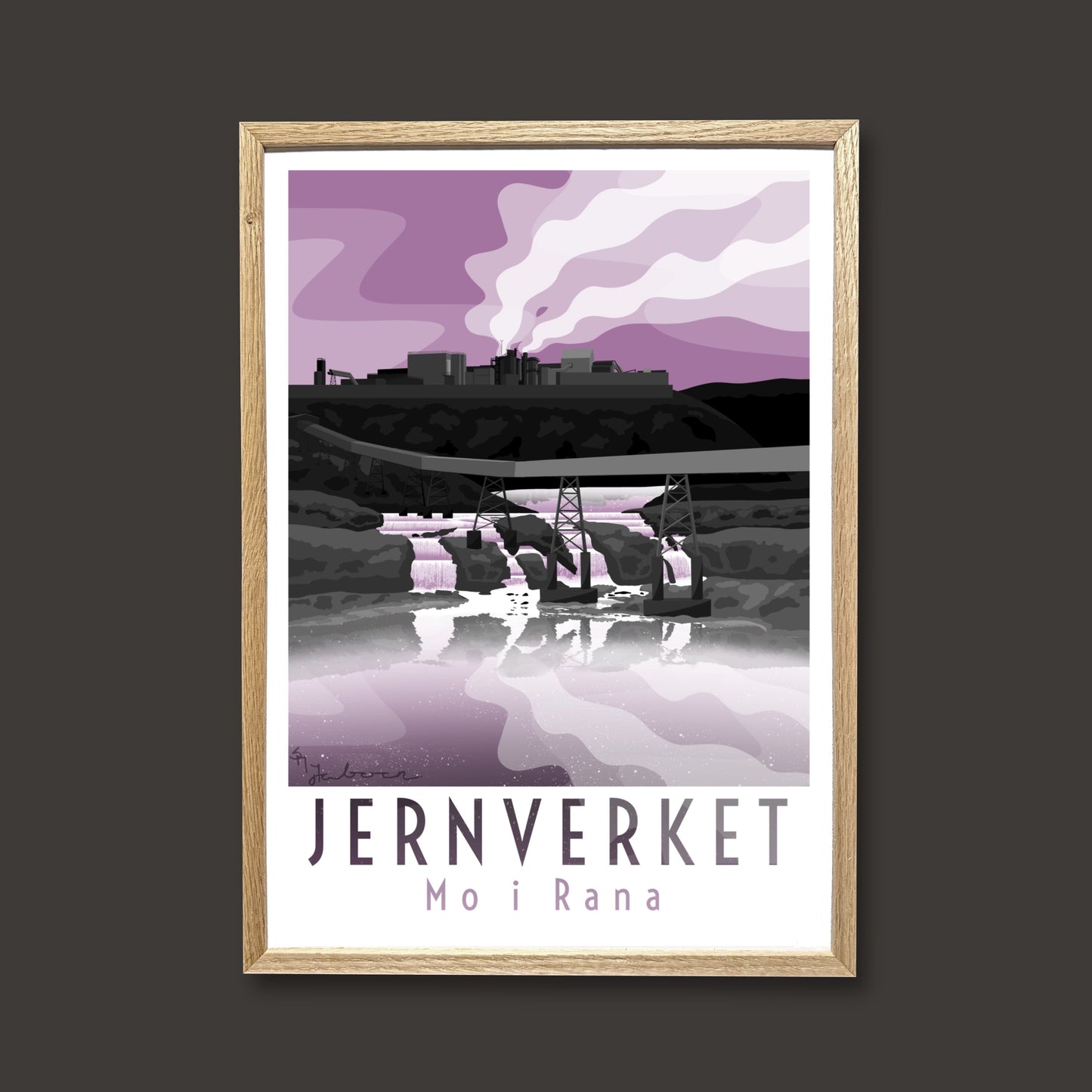 Jernverket, Mo i Rana, plakat