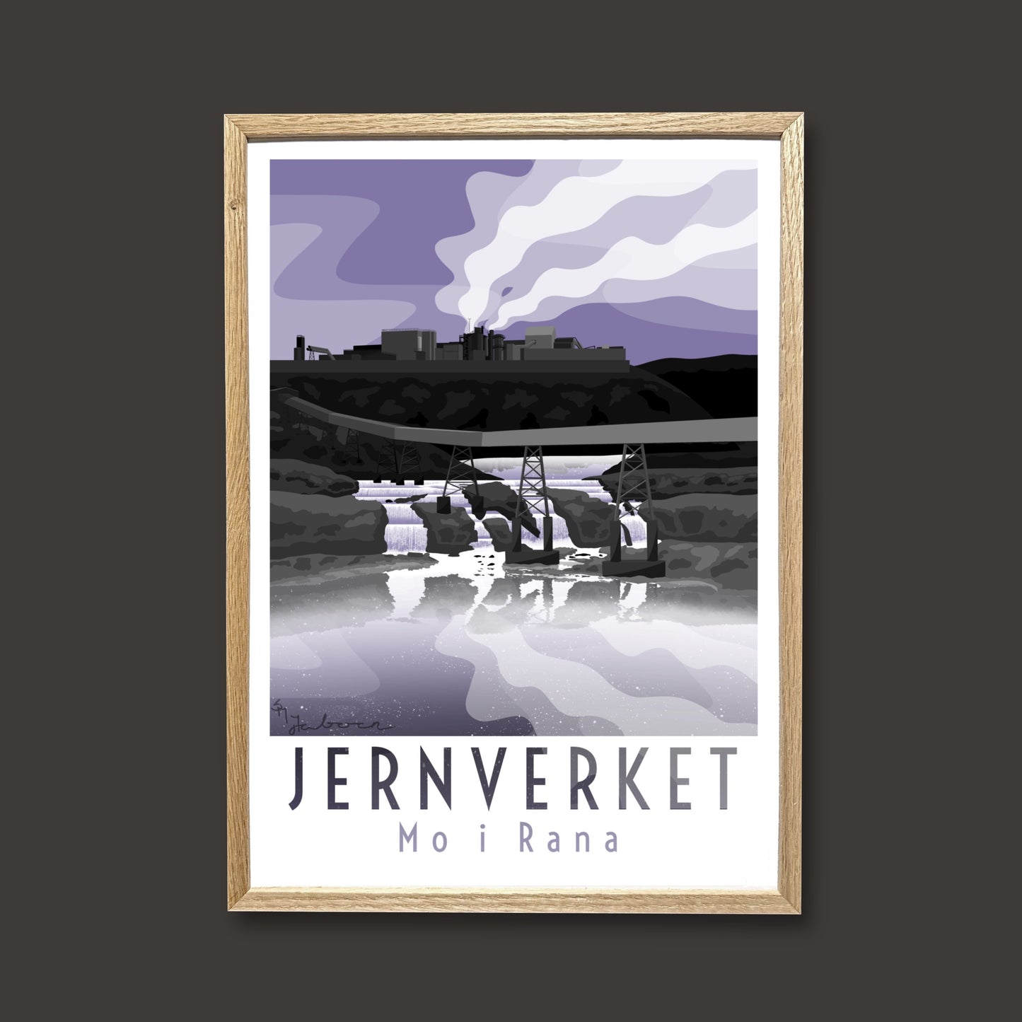Jernverket, Mo i Rana, plakat