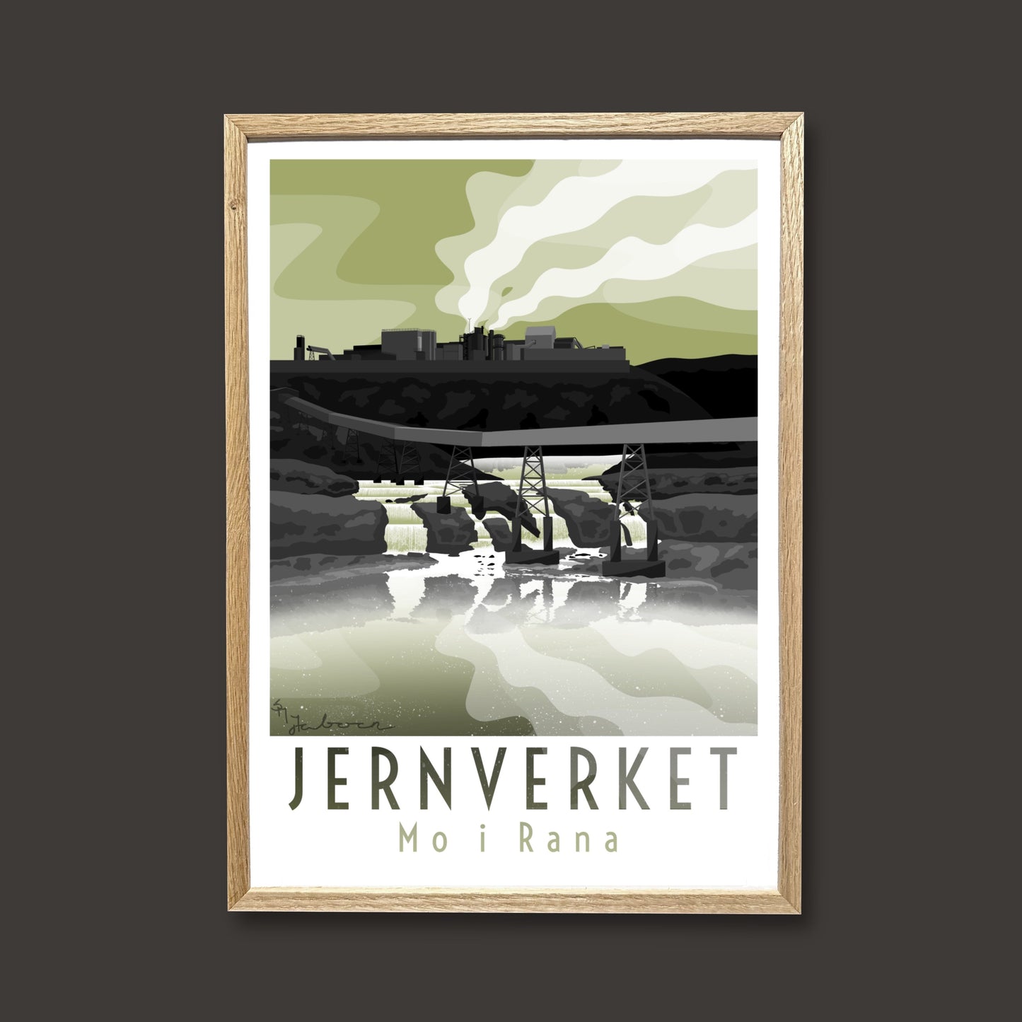 Jernverket, Mo i Rana, plakat