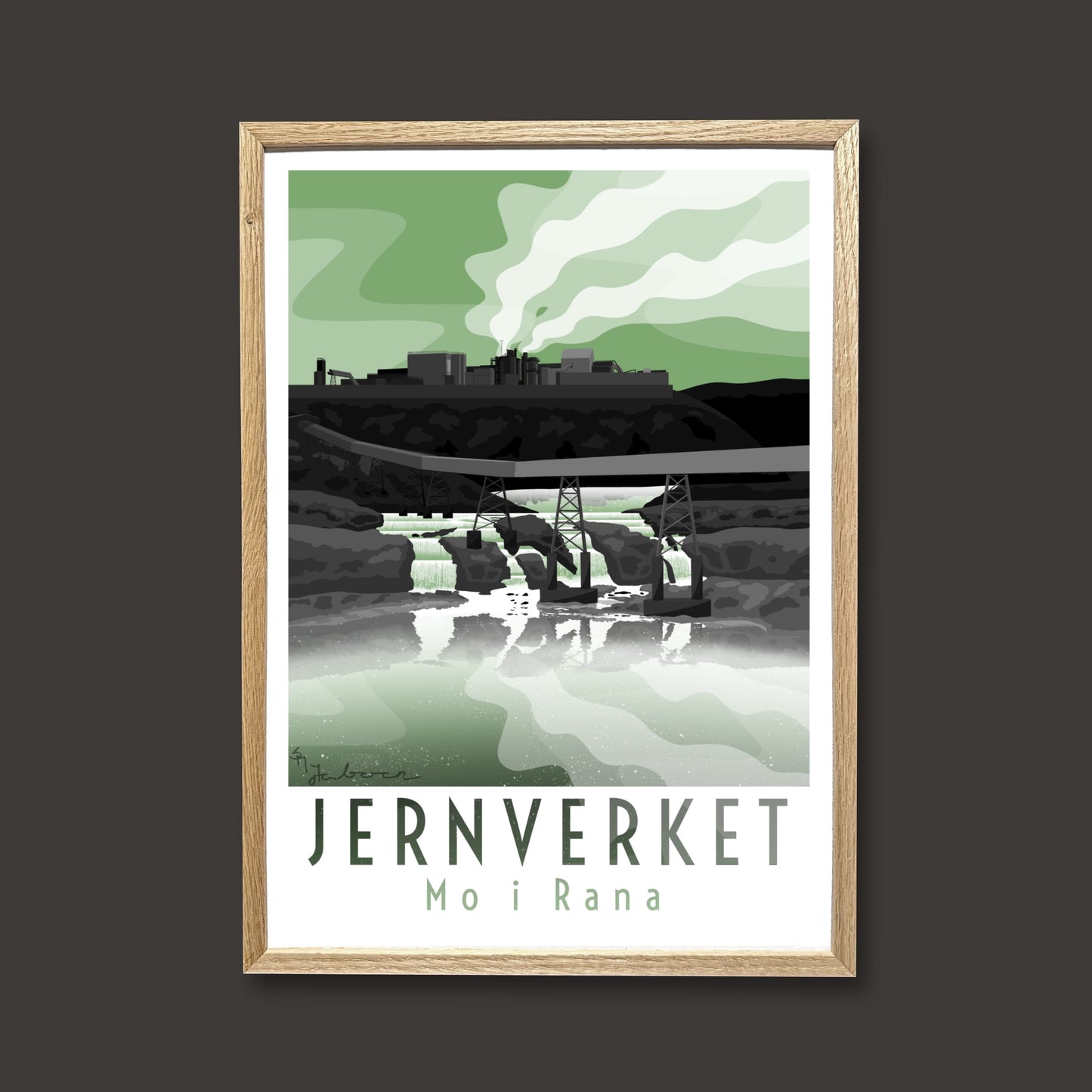 Jernverket, Mo i Rana, plakat