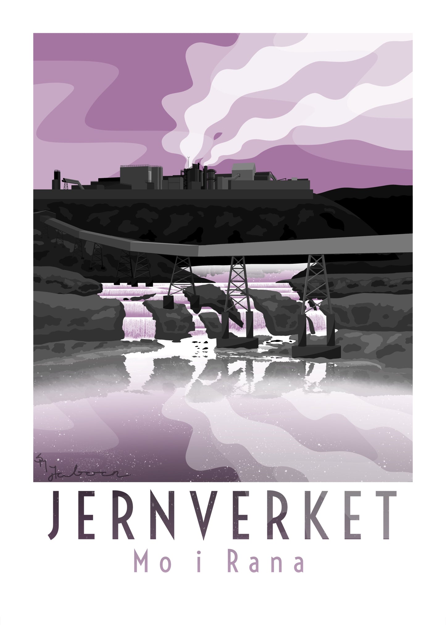 Jernverket, Mo i Rana, plakat