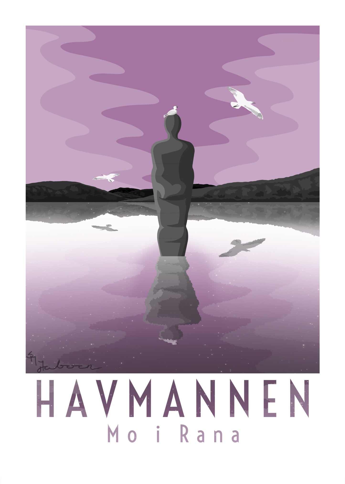 Havmannen, Mo i Rana, plakat