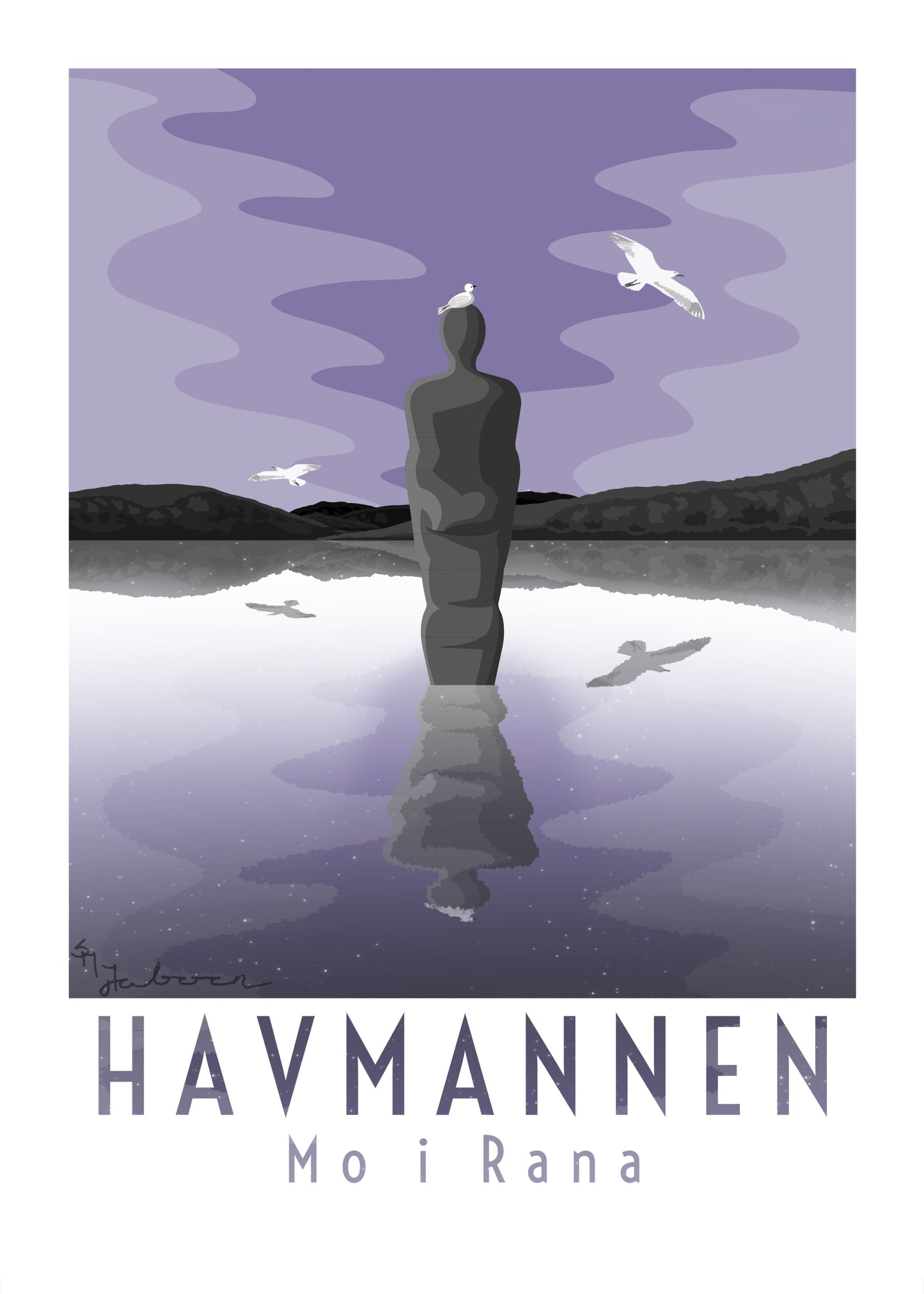 Havmannen, Mo i Rana, plakat