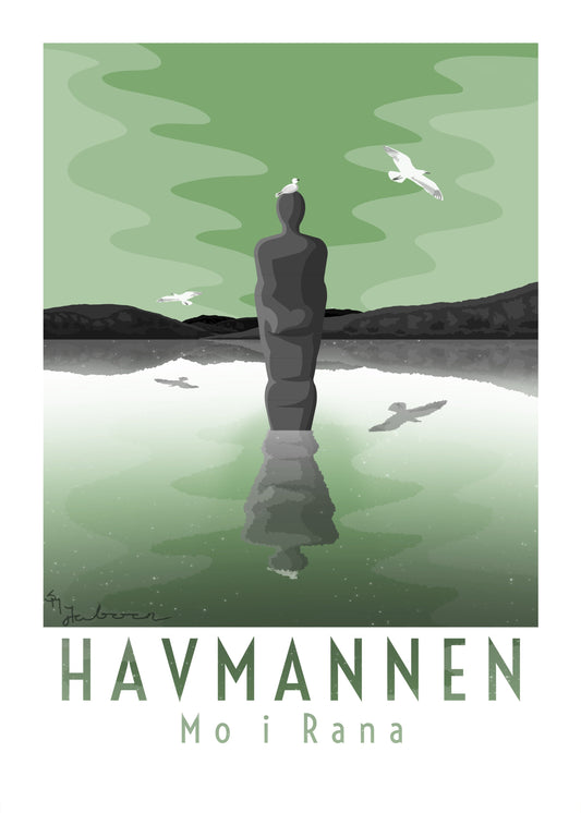 Havmannen, Mo i Rana, plakat