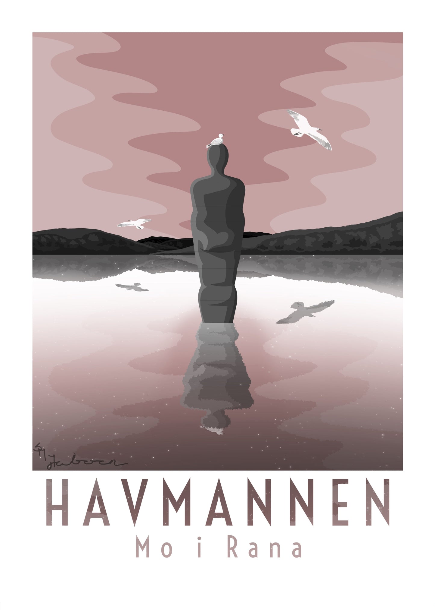 Havmannen, Mo i Rana, plakat