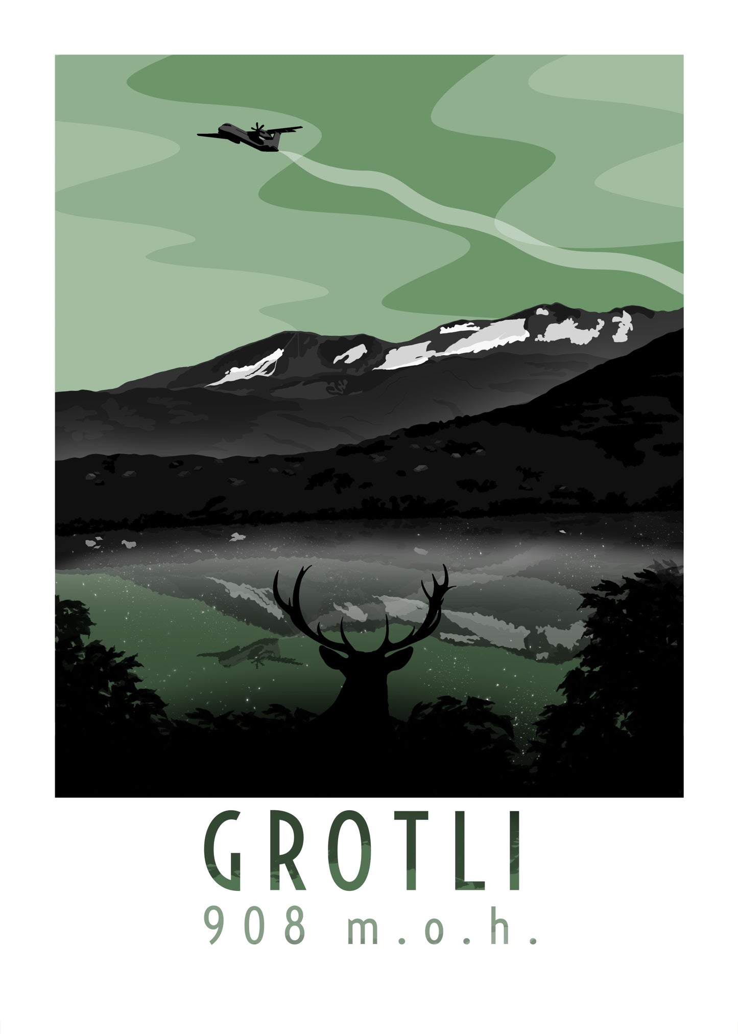 Grotli, plakat
