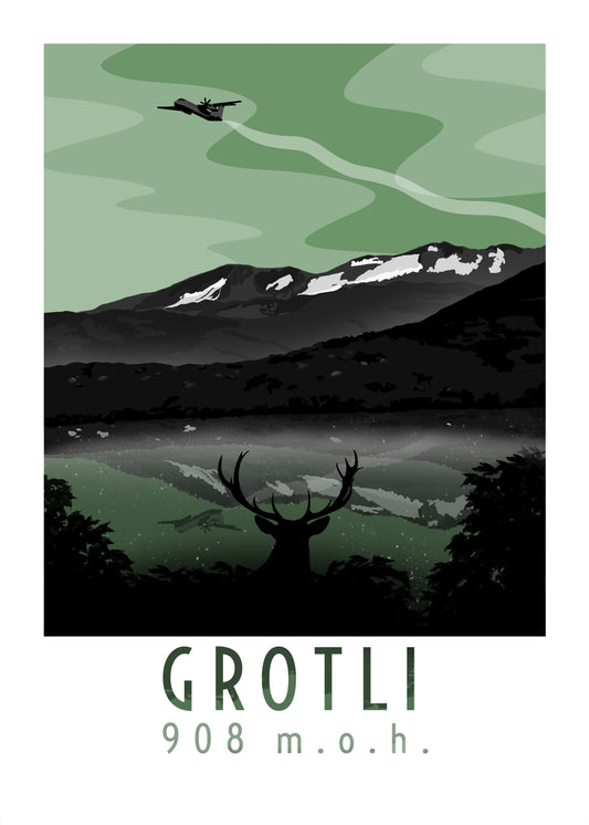 Grotli, plakat