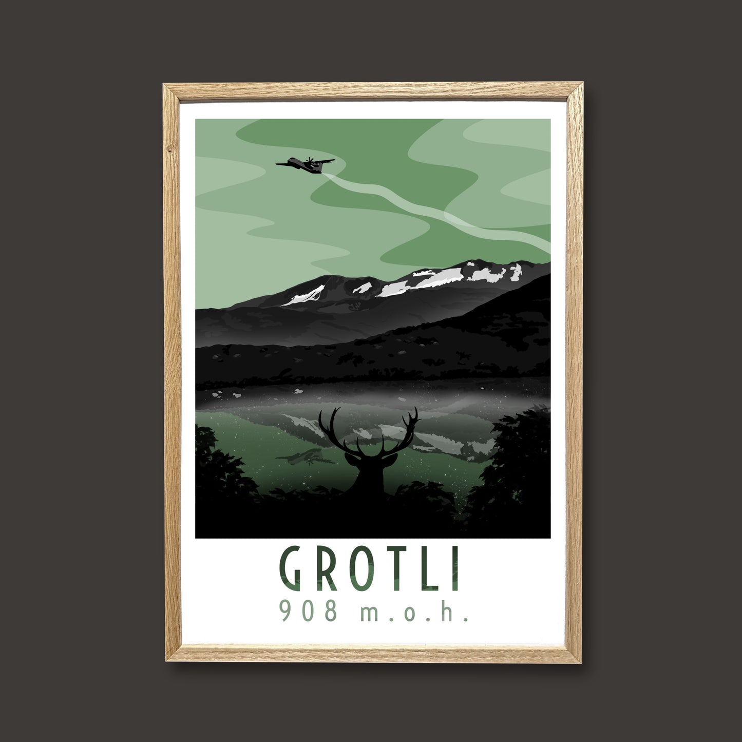 Grotli, plakat