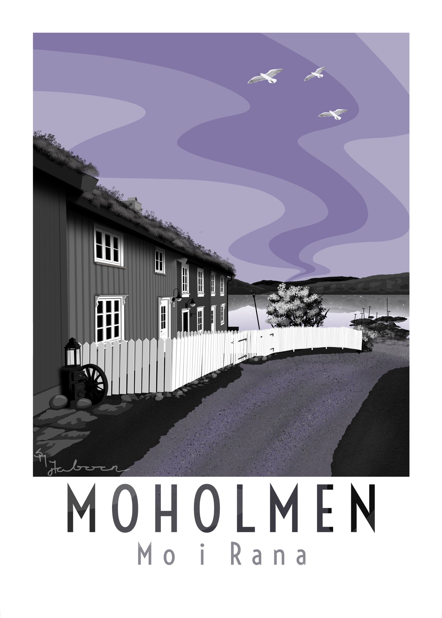 Moholmen, Mo i Rana, plakat