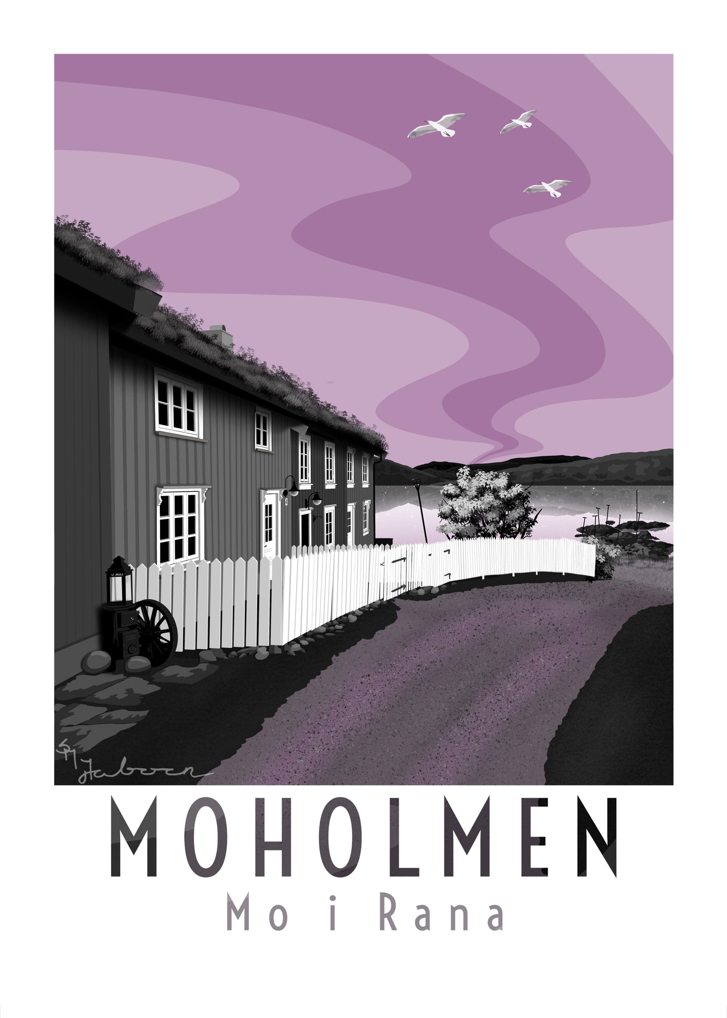 Moholmen, Mo i Rana, plakat