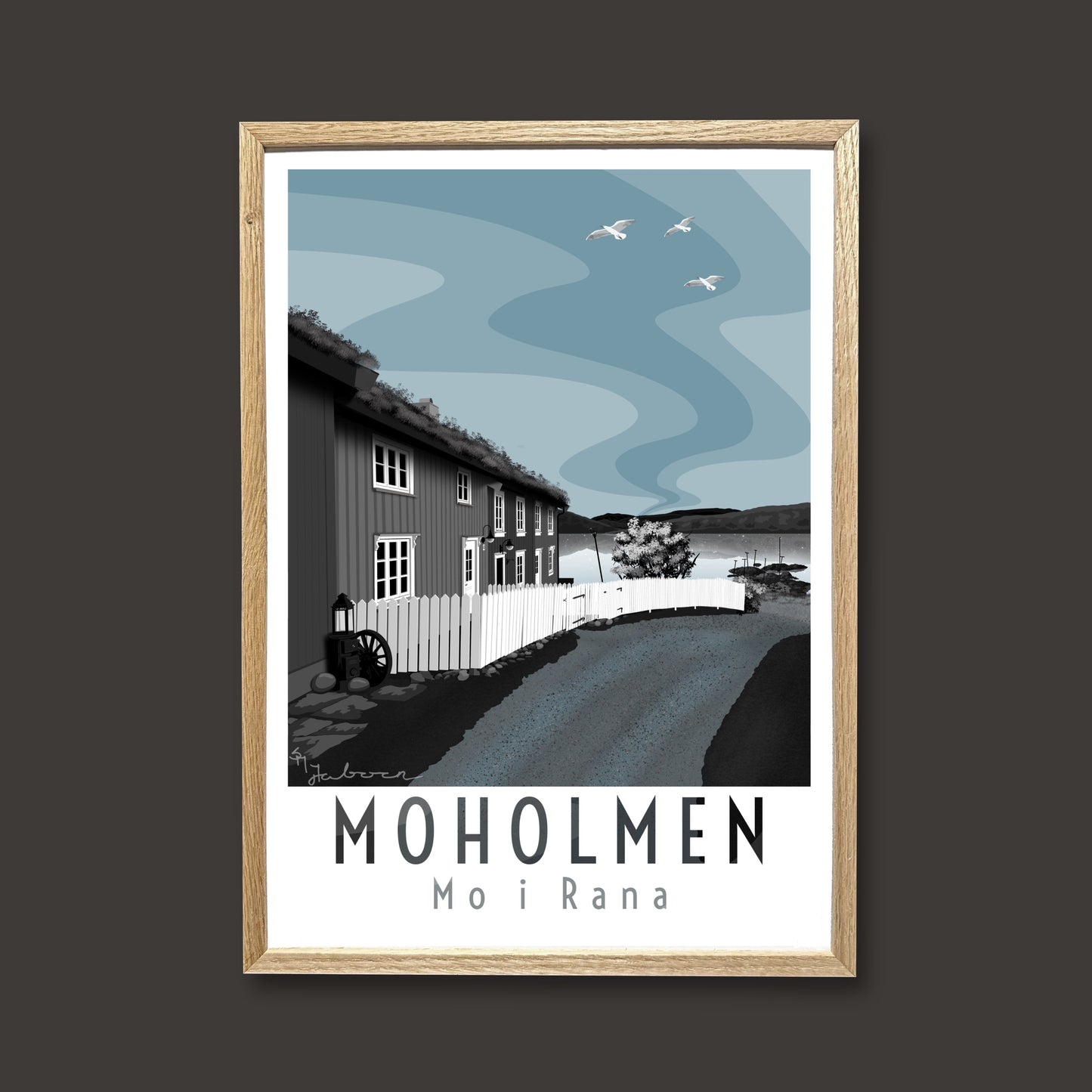Moholmen, Mo i Rana, plakat