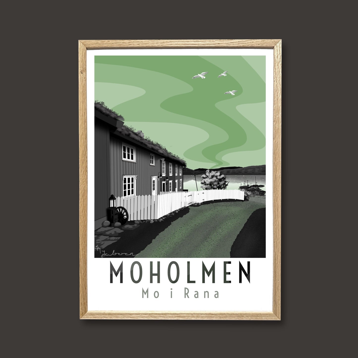 Moholmen, Mo i Rana, plakat