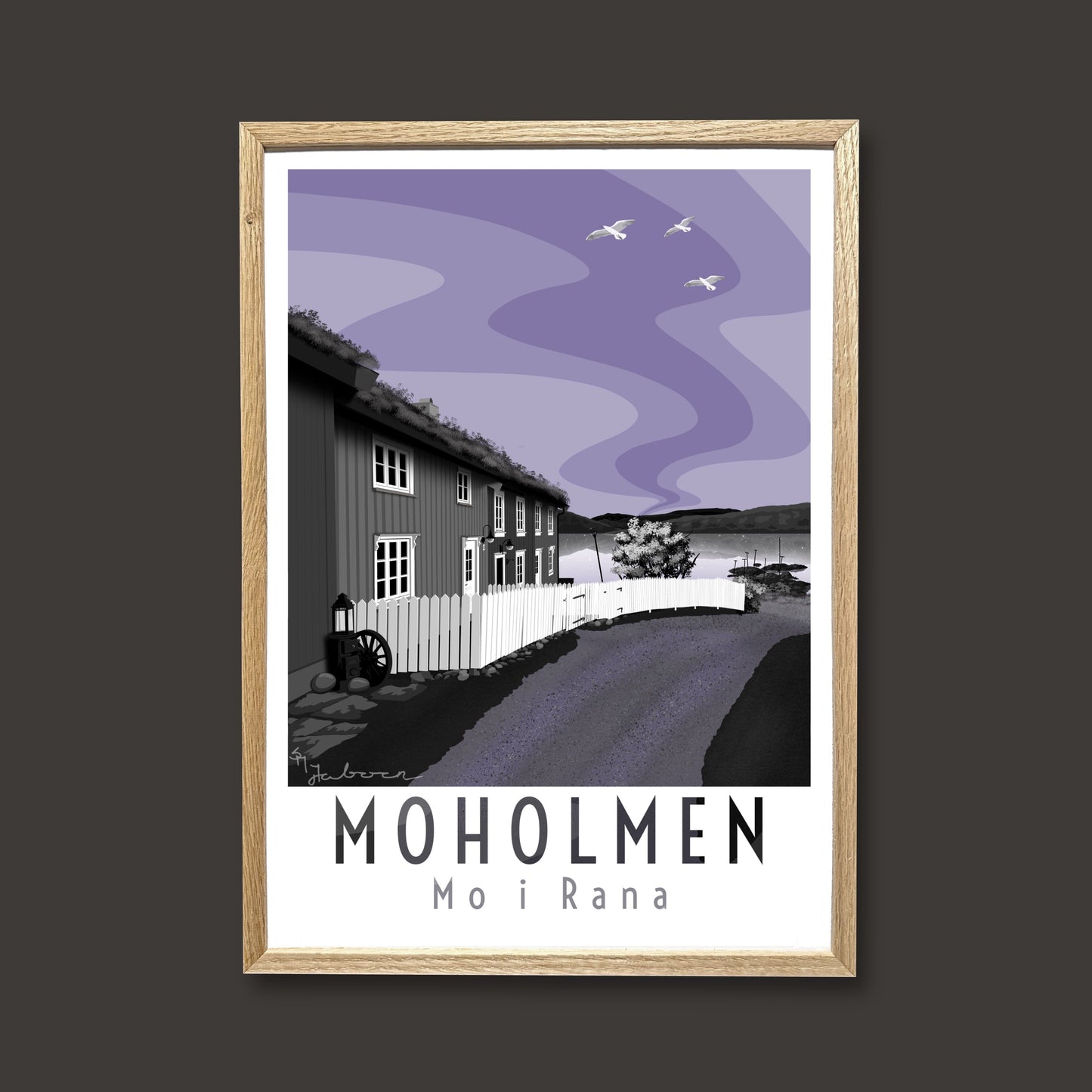 Moholmen, Mo i Rana, plakat