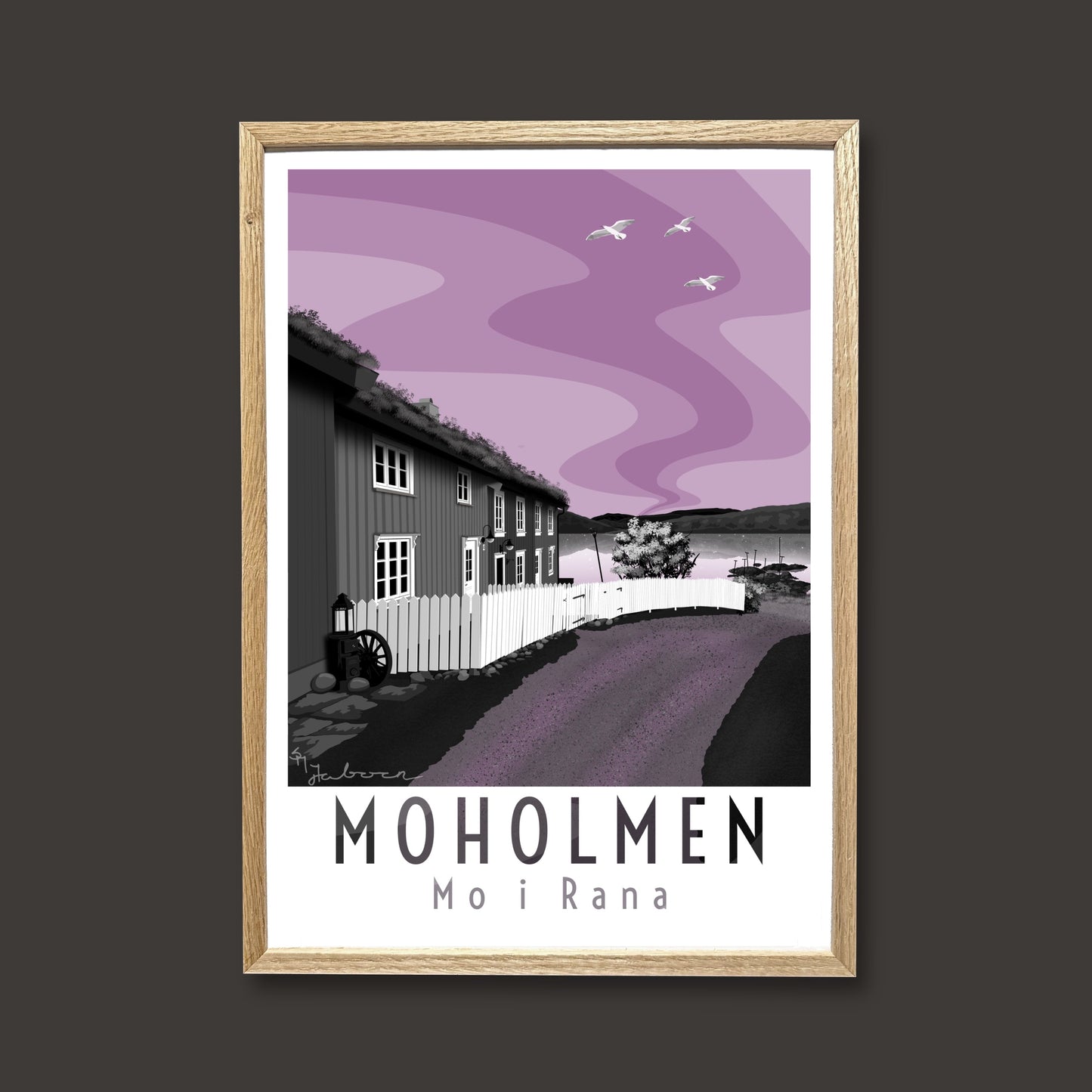 Moholmen, Mo i Rana, plakat