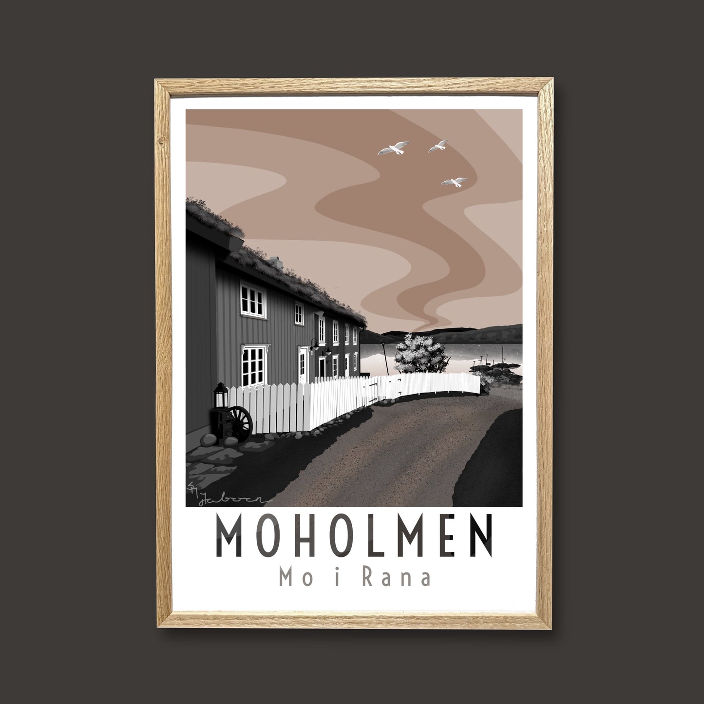 Moholmen, Mo i Rana, plakat