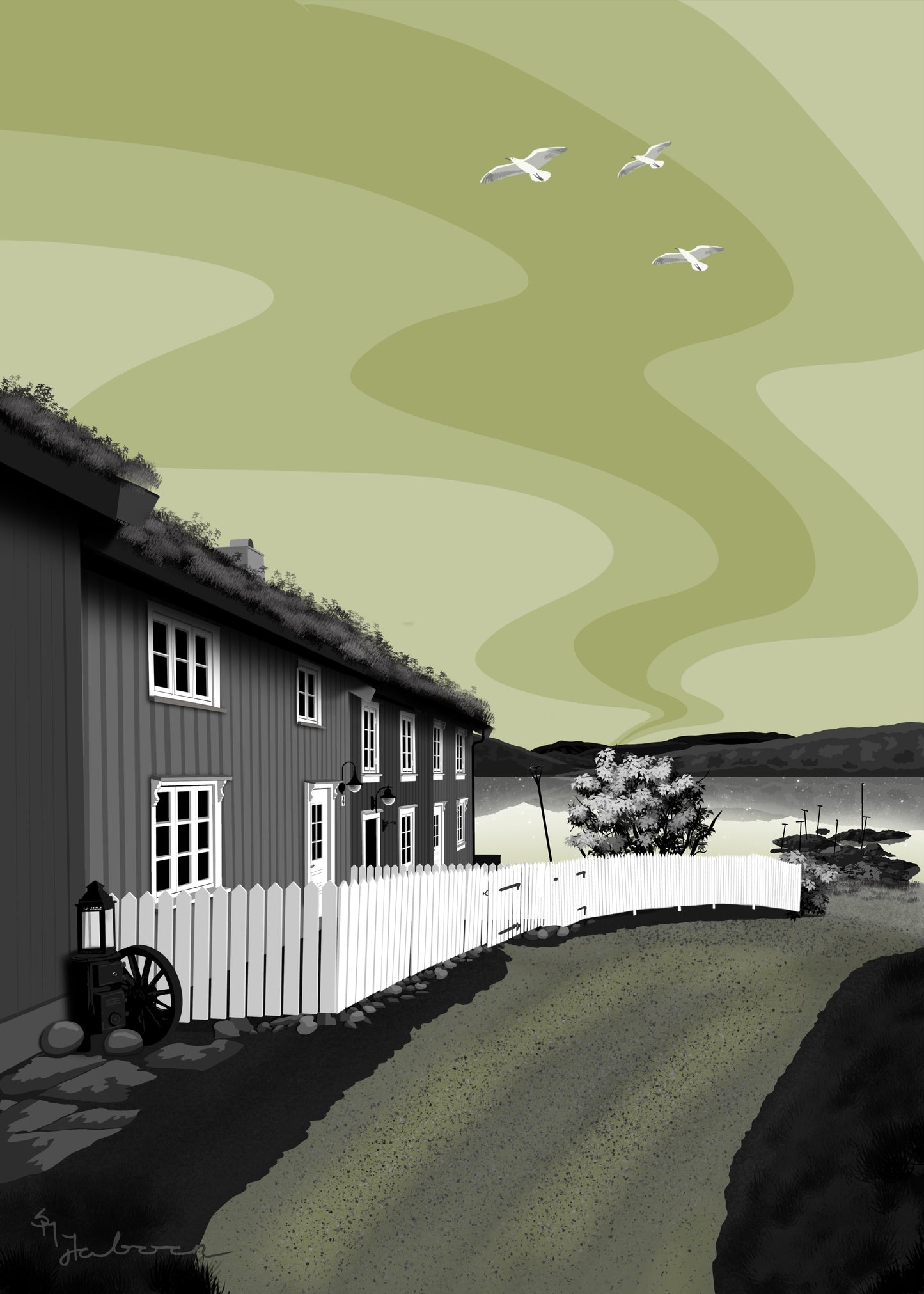 Moholmen, Mo i Rana, plakat