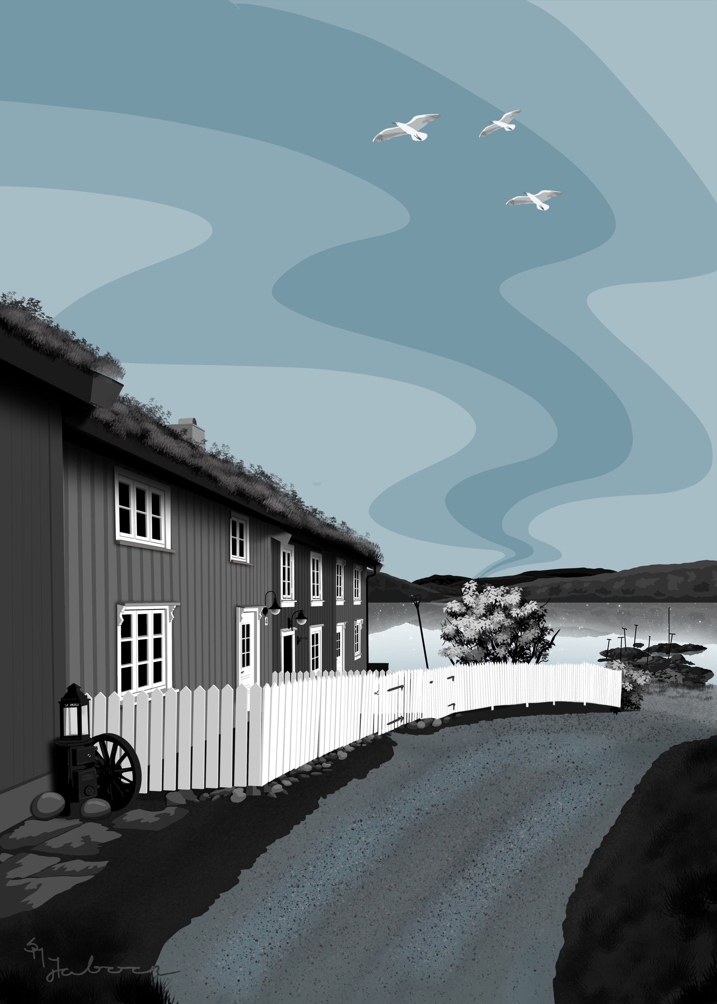 Moholmen, Mo i Rana, plakat